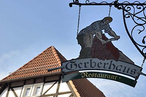 Restaurant Gerberhaus in der Hintergasse, wenige Meter vom Gästehaus Altstadt entfernt (Neustadt/Weinstr.)